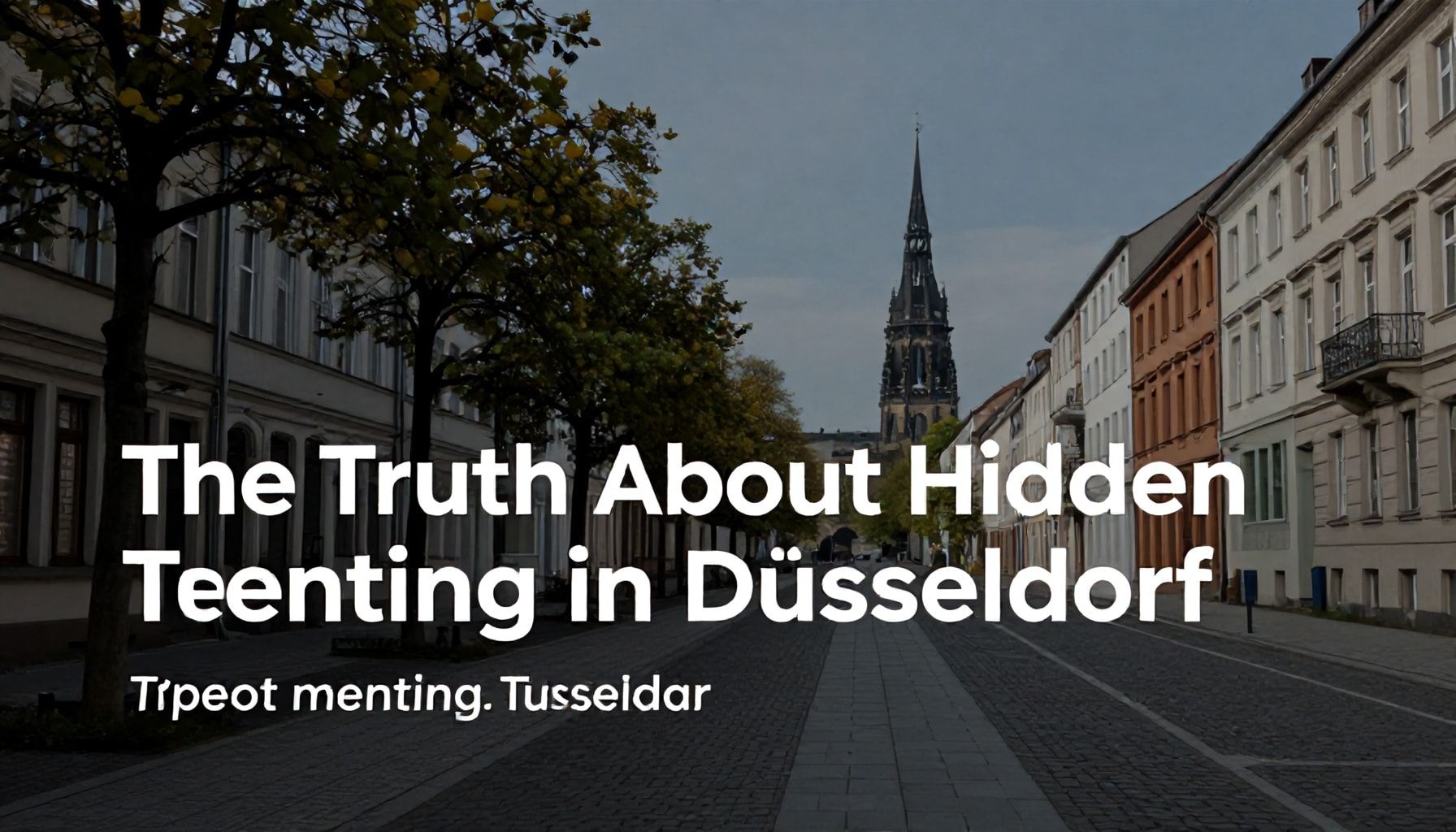 The Truth About Hidden Fees When Renting in Düsseldorf*