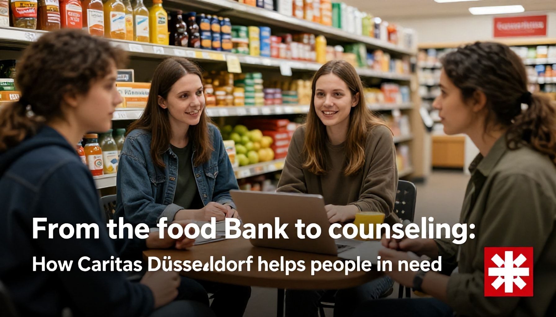 Von der Tafel bis zur Beratung: So hilft die Caritas Düsseldorf Menschen in Not*
