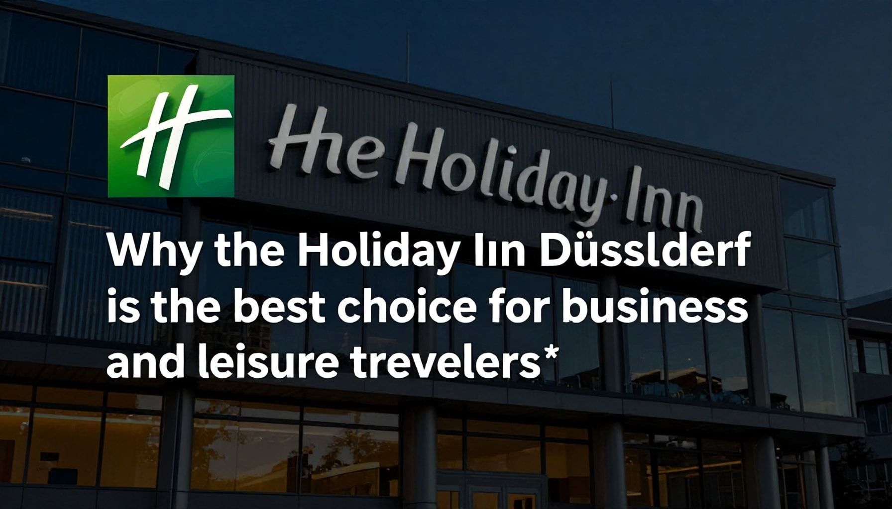 Warum das Holiday Inn Düsseldorf die beste Wahl für Geschäfts- und Urlaubsreisende ist*