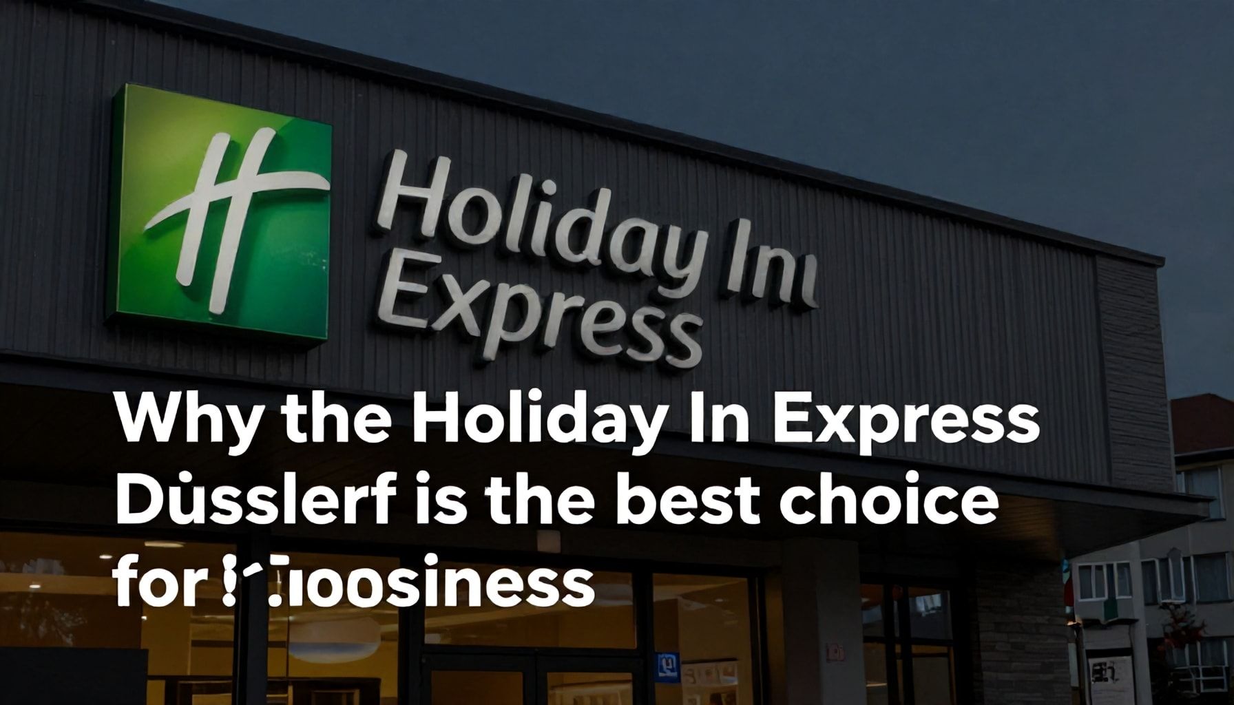 Warum das Holiday Inn Express Düsseldorf die beste Wahl für Geschäftsreisende ist*