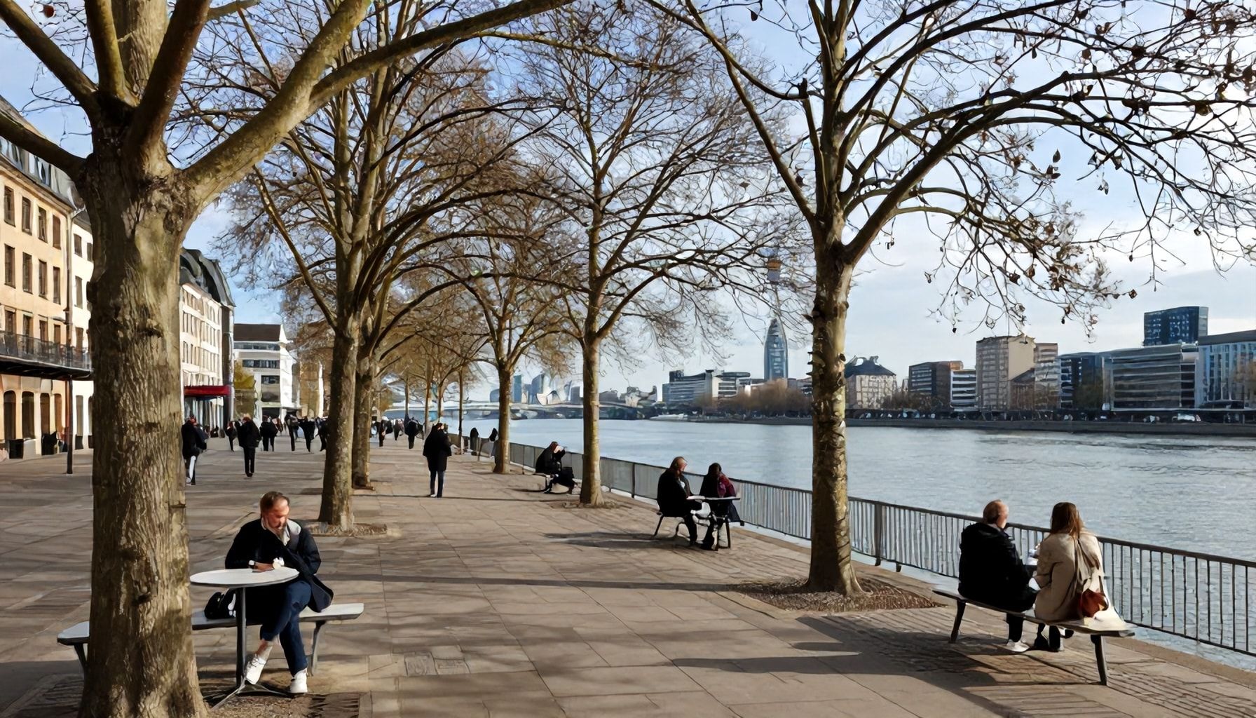 Warum die Rheinpromenade Düsseldorf der beste Ort für Genussmomente ist*