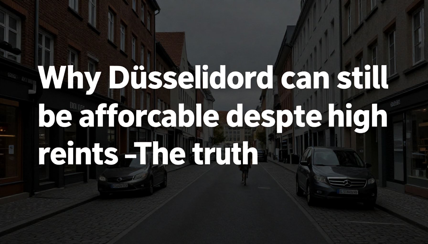 Warum Düsseldorf trotz hoher Mieten noch bezahlbar sein kann – Die Wahrheit*