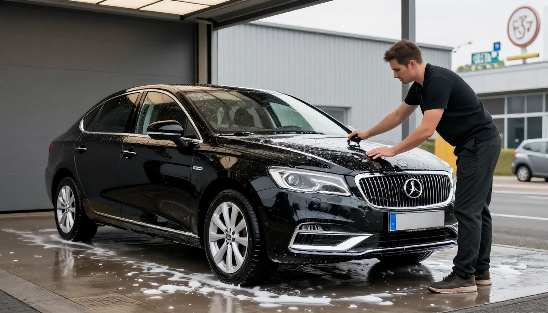 Warum eine professionelle Autowäsche in Düsseldorf mehr bringt als Selbstwaschen*