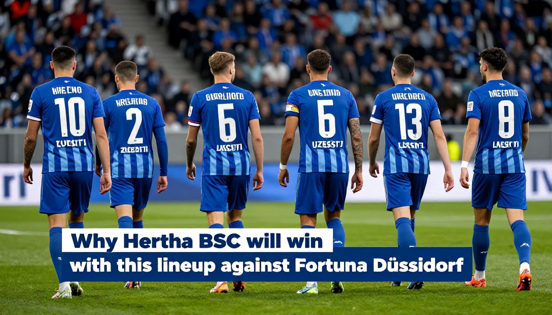 Warum Hertha BSC mit dieser Aufstellung gegen Fortuna Düsseldorf gewinnen wird*