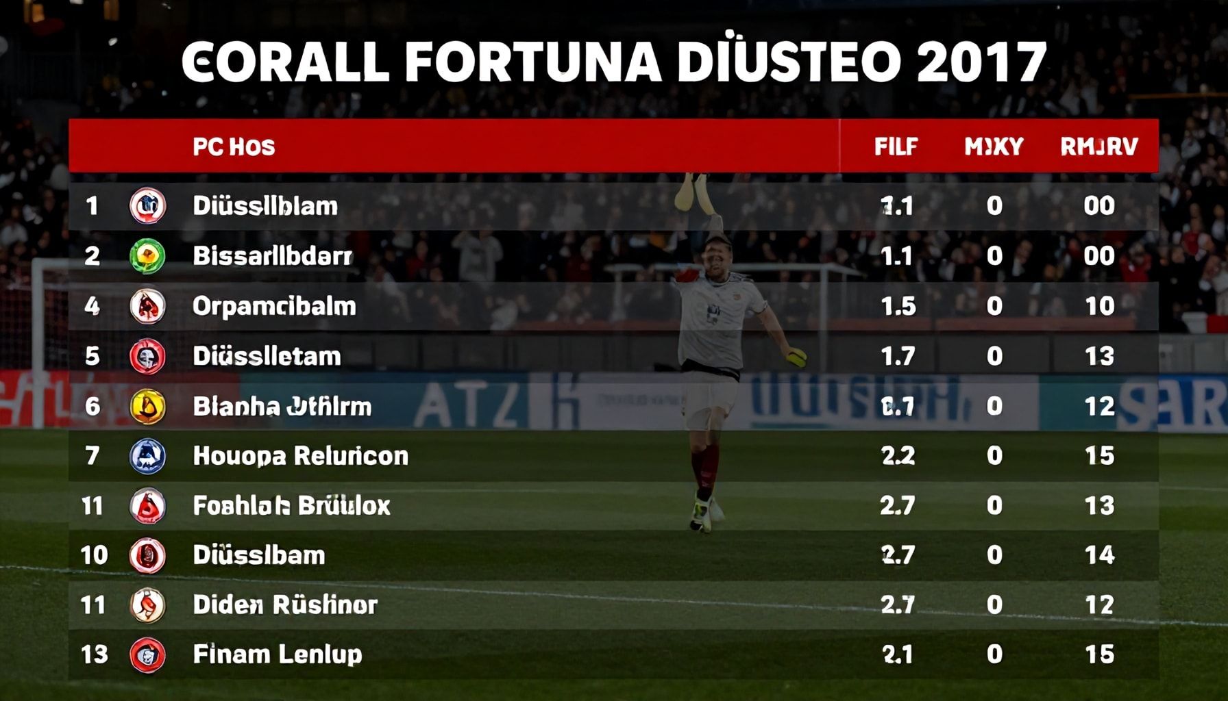 Wie die aktuelle Tabelle die Rivalität zwischen Fortuna Düsseldorf und 1. FC Köln erklärt*