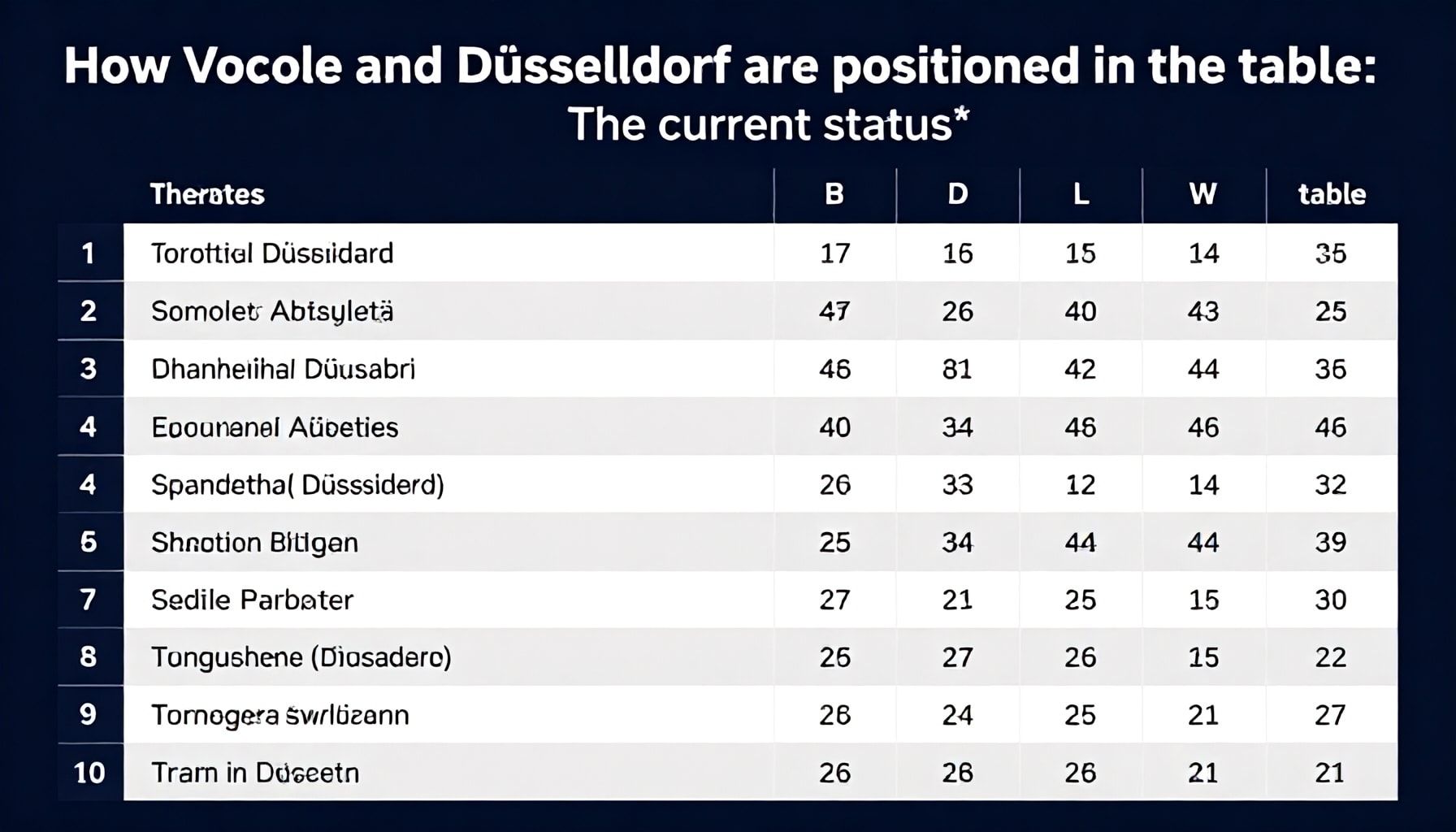 Wie Köln und Düsseldorf in der Tabelle stehen: Der aktuelle Stand*