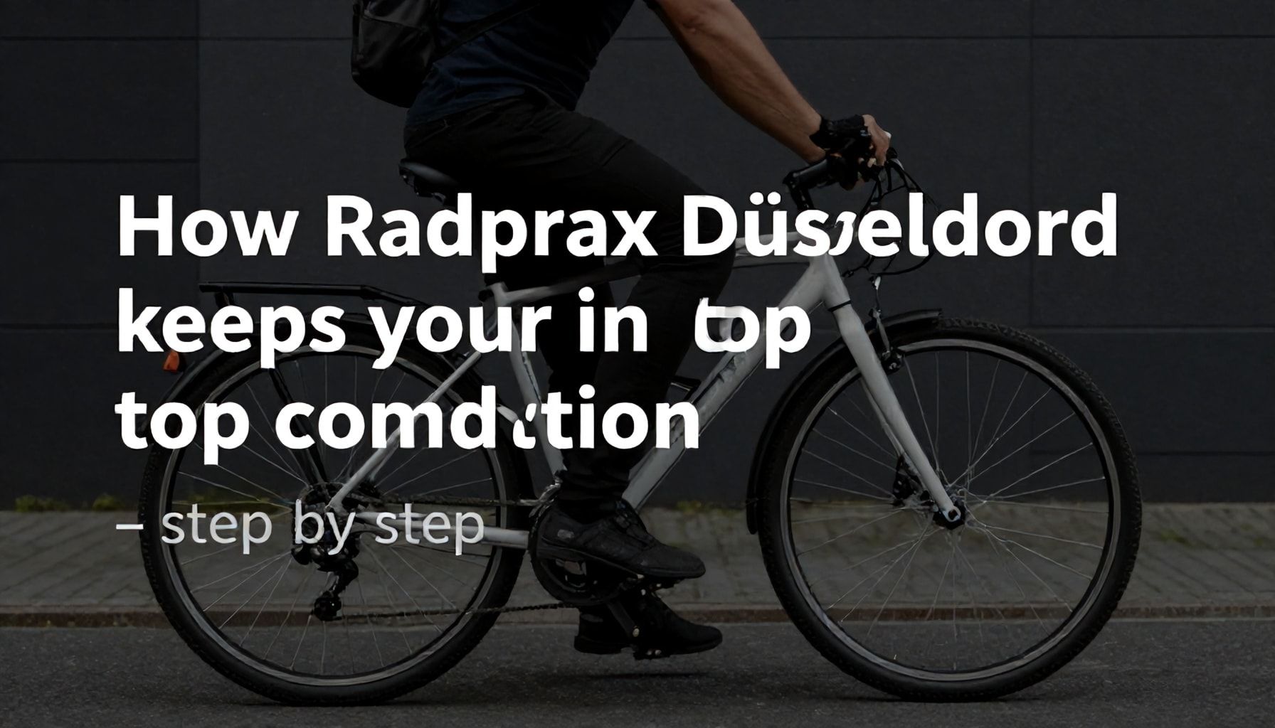 Wie Radprax Düsseldorf Ihr Fahrrad in Top-Zustand hält – Schritt für Schritt*