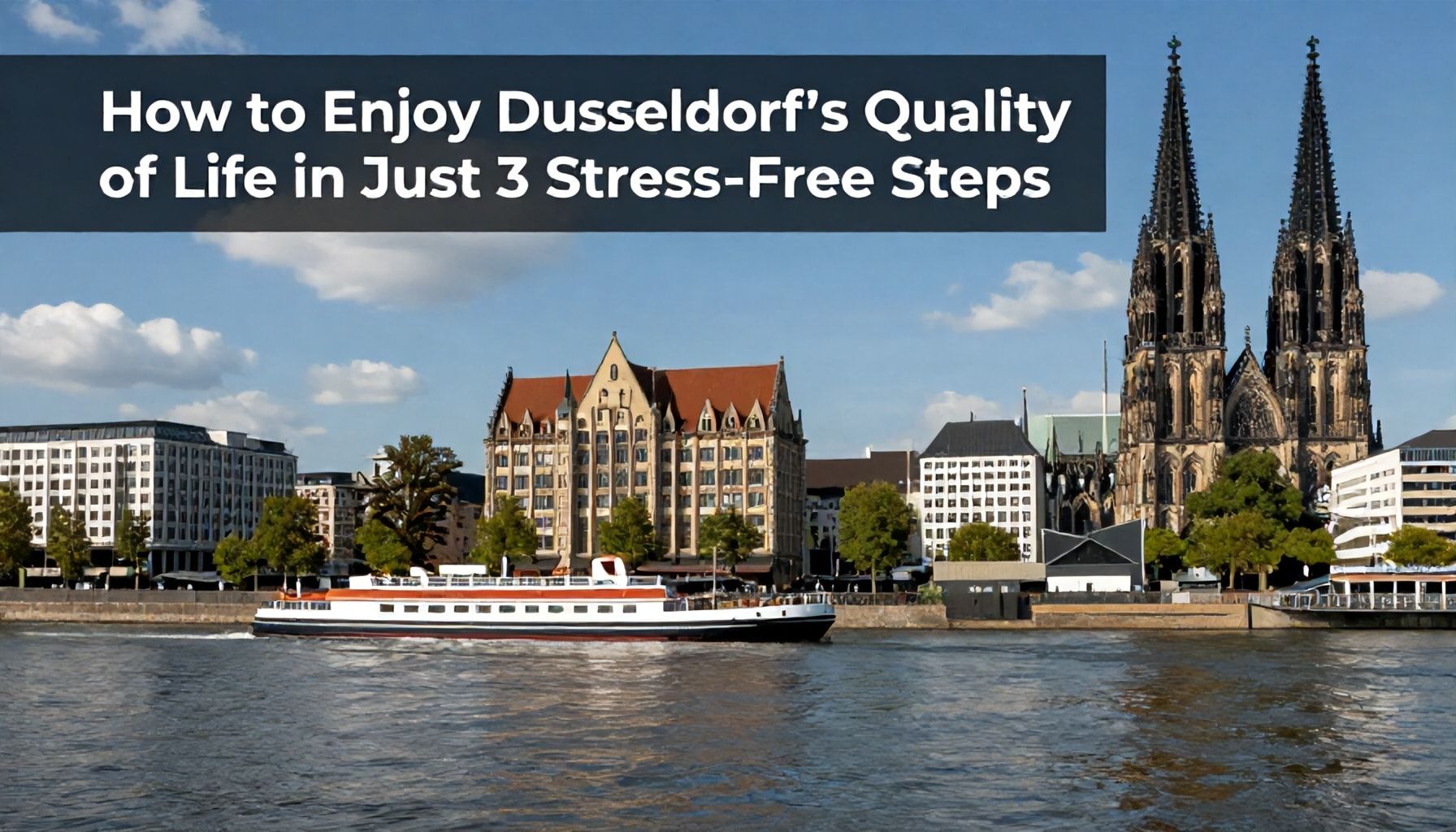 Wie Sie Düsseldorfs Lebensqualität in nur 3 Schritten genießen – ohne Stress*