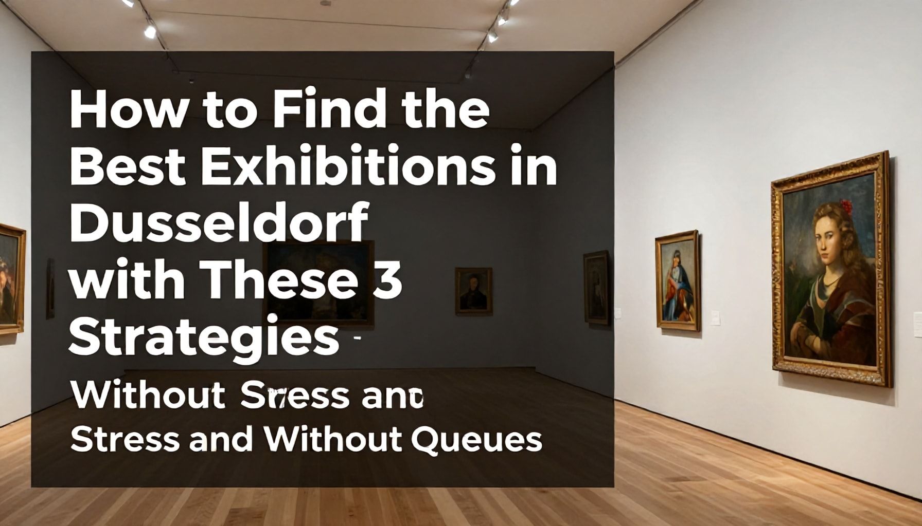 Wie Sie mit diesen 3 Strategien die besten Ausstellungen in Düsseldorf finden – Ohne Stress und ohne Warteschlangen*
