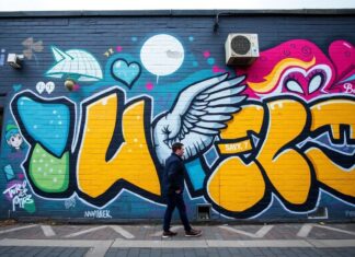 Düsseldorf erlebt eine Renaissance der Straßenkunst Düsseldorf is experiencing a renaissance of street art.