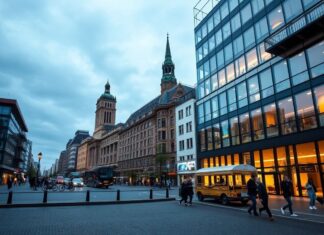 Düsseldorf erlebt einen Aufschwung im Kulturbereich Düsseldorf is experiencing a cultural boom.