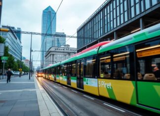 Düsseldorf erlebt einen Aufschwung im nachhaltigen Verkehr Düsseldorf is experiencing a boom in sustainable transport.