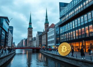 Düsseldorf erlebt einen Boom im Kryptowährungsmarkt Düsseldorf is experiencing a boom in the cryptocurrency market.