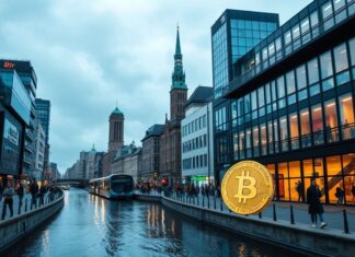 Düsseldorf erlebt einen Boom im Kryptowährungsmarkt Düsseldorf is experiencing a boom in the cryptocurrency market.