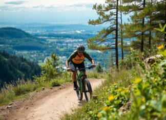 Düsseldorf erlebt einen Boom im Mountainbike-Tourismus Düsseldorf is experiencing a boom in mountain bike tourism.