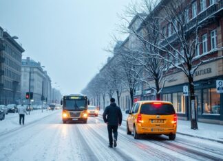 Düsseldorf erlebt einen der kältesten Winter in der Geschichte Düsseldorf is experiencing one of the coldest winters in history.