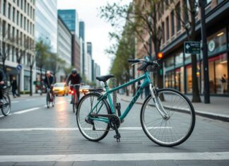 Düsseldorf erlebt einen Rekordanstieg der Fahrradnutzung Düsseldorf is experiencing a record increase in bicycle usage.