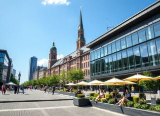 Düsseldorf erlebt einen Sommer der Kultur und Innovation Düsseldorf is experiencing a summer of culture and innovation.