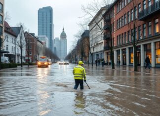 Düsseldorf erlebt historische Flut: Auswirkungen und Hilfsmaßnahmen Düsseldorf experiences historic flood: impacts and relief measures