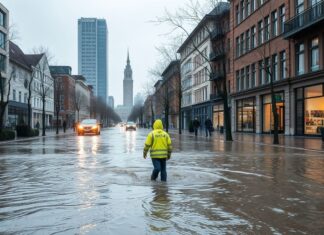 Düsseldorf erlebt historisches Hochwasser: Auswirkungen und Maßnahmen Düsseldorf is experiencing historic flooding: impacts and measures