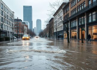 Düsseldorf erlebt historisches Hochwasser: Auswirkungen und Maßnahmen Düsseldorf is experiencing a historic flood: impacts and measures