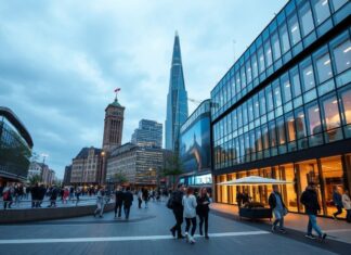 Düsseldorf erlebt Rekordbesucherzahl im vergangenen Jahr Düsseldorf experienced a record number of visitors last year.