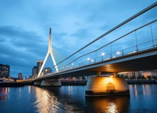Düsseldorf erlebt historischen Tag: Neue Brücke verbindet die Stadt Düsseldorf experiences a historic day: New bridge connects the city